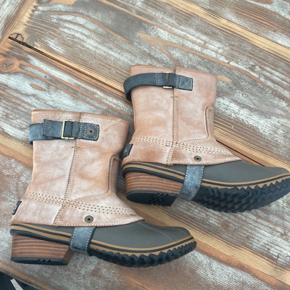 Sorel Slimpack Riding Boots Short RARE - Picture 3 of 15